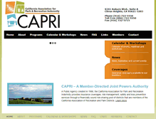 Tablet Screenshot of capri-jpa.org